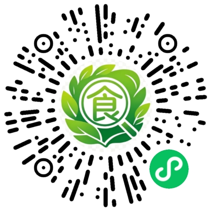 食智查微信小程序码，使用微信扫一扫即可体验